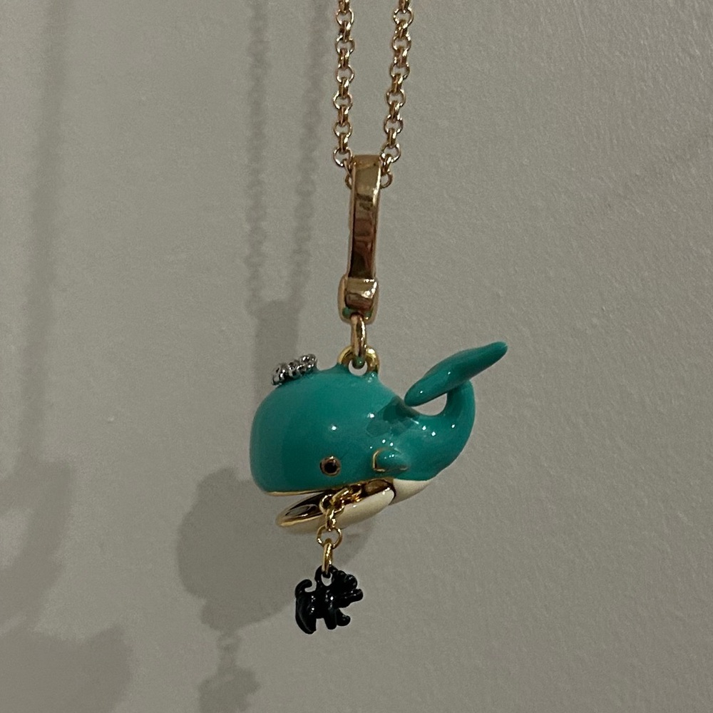 RARE 2009 Juicy Couture Gold Whale Pendant